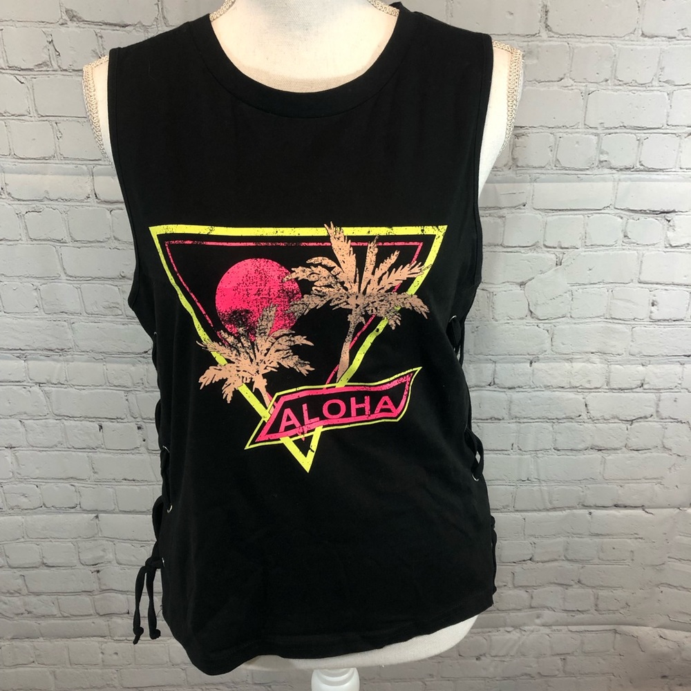 PRIMARK  Sleeveless Tank with Side Lacing